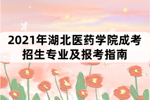 2022年湖北医药学院成考招生专业及报考指南